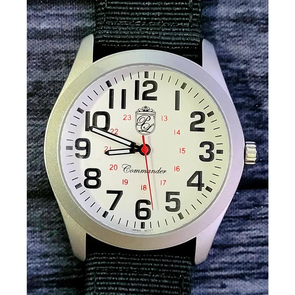 Pierre Lucerne Commander WW2 Commemorative Military Watch‎